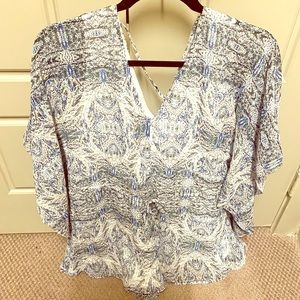 BGBG Flowy Patterned Romper